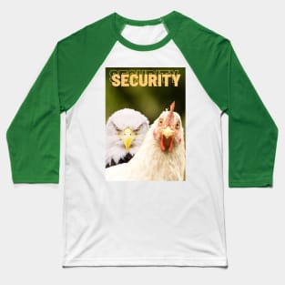 Security - Eagle and hen Baseball T-Shirt